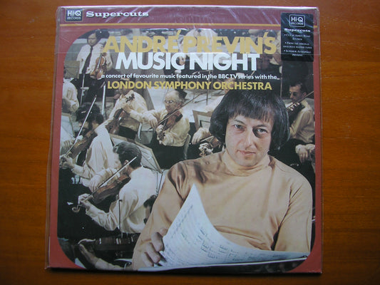 ANDRE PREVIN'S MUSIC NIGHT: WALTON / DUKAS / ALBINONI / RAVEL / DVORAK     REVIN / LONDON SYMPHONY    Hi-QLP 011
