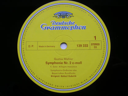 MAHLER: SYMPHONY No. 2 'Resurrection'     MATHIS / PROCTER / BAVARIAN RADIO SYMPHONY / KEBELIK    139 332 / 3
