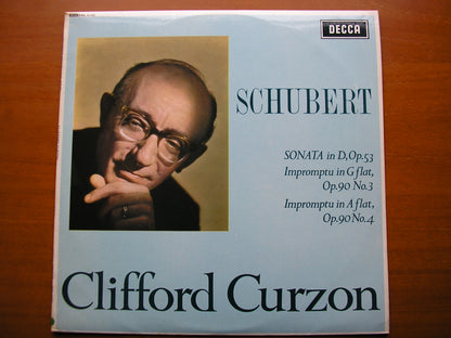 SXL 6135  SCHUBERT: SONATA in D / IMPROMPTUS Op. 90 Nos. 3 & 4     CLIFFORD CURZON   ED2