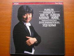 MAHLER: SYMPHONY No. 2 'Resurrection'    TE KANAWA / HORNE / BOSTON SYMPHONY ORCHESTRA / OZAWA    420 824