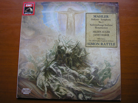 MAHLER: SYMPHONY No. 2 'Resurrection'    AUGER / BAKER / CITY OF BIRMINGHAM SYMPHONY / RATTLE   27 0598