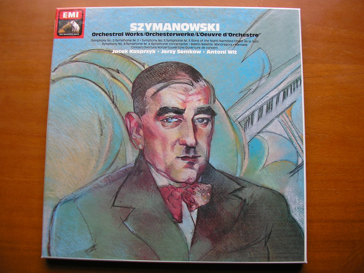 SZYMANOWSKI: ORCHESTRAL WORKS     SEMKOW / WIT / KASPRZYK / POLISH RADIO ORCHESTRA / KRAKOW RADIO SYMPHONY    3LP    SLS 5242