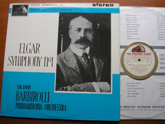 ELGAR: SYMPHONY No. 1     BARBIROLLI / PHILHARMONIA ORCHESTRA    ASD 540*