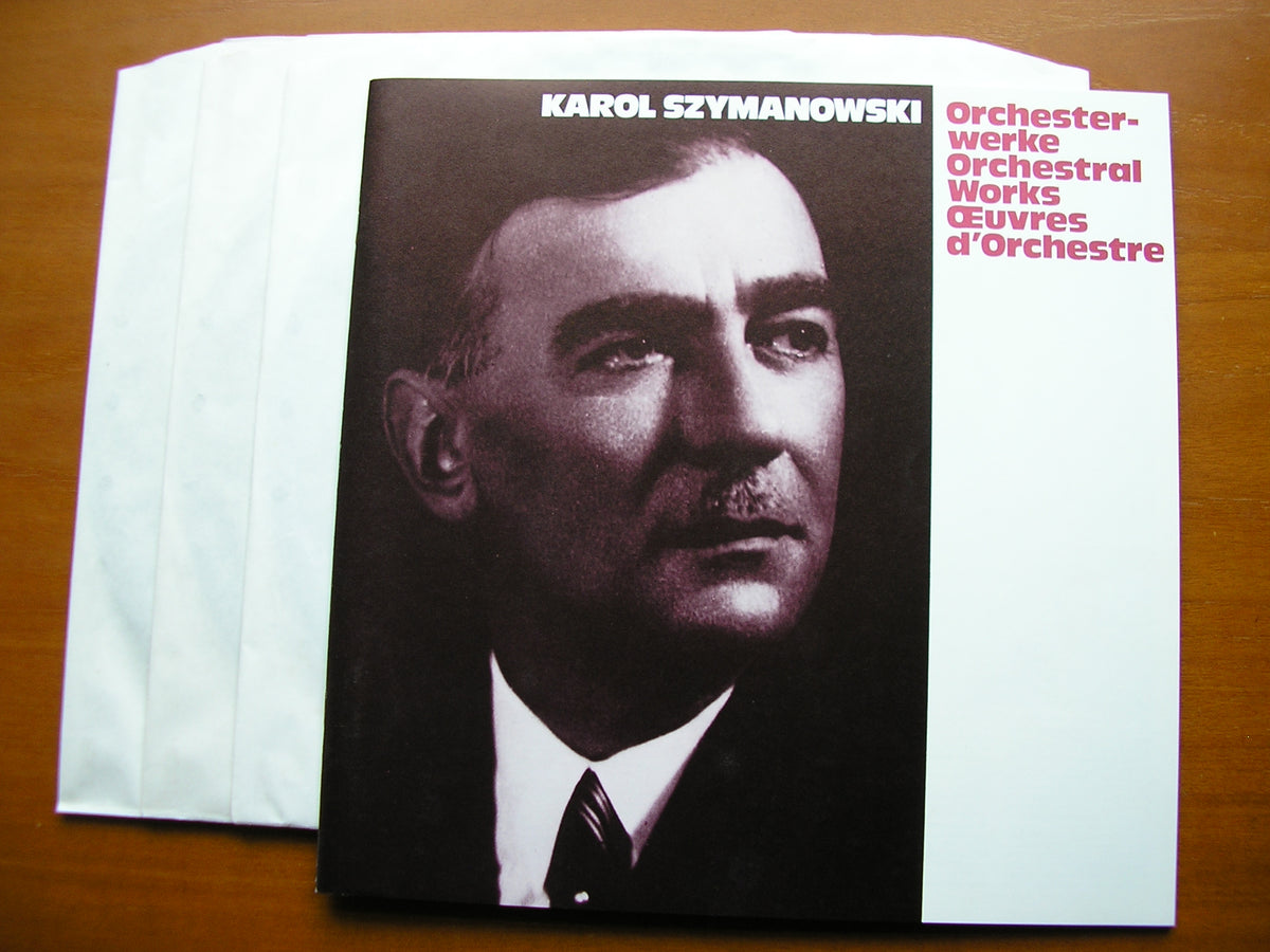 SZYMANOWSKI: ORCHESTRAL WORKS     SEMKOW / WIT / KASPRZYK / POLISH RADIO ORCHESTRA / KRAKOW RADIO SYMPHONY    3LP    SLS 5242