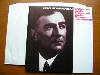 SZYMANOWSKI: ORCHESTRAL WORKS     SEMKOW / WIT / KASPRZYK / POLISH RADIO ORCHESTRA / KRAKOW RADIO SYMPHONY    3LP    SLS 5242