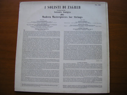 HINDEMITH / SHOSTAKOVICH / WEBERN / ROUSSEL / KELEMEN: MUSIC FOR STRINGS     I SOLOISTI DI ZAGREB / JANIGRO     VSL 11025