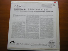 ELGAR: SYMPHONY No. 1     BARBIROLLI / PHILHARMONIA ORCHESTRA    ASD 540*