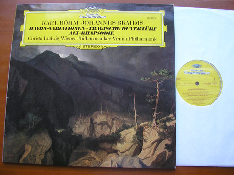 BRAHMS: HAYDN VARIATIONS / TRAGIC OVERTURE / ALTO RHAPSODY      LUDWIG / VIENNA PHILHARMONIC / BOHM     2536 396