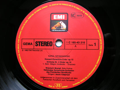 SZYMANOWSKI: ORCHESTRAL WORKS     SEMKOW / WIT / KASPRZYK / POLISH RADIO ORCHESTRA / KRAKOW RADIO SYMPHONY    3LP    SLS 5242