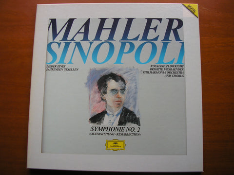 MAHLER: SYMPHONY No. 2 'Resurrection'    PLOWRIGHT / FASSBAENDER / PHILHARMONIA / SINOPOLI      415 959