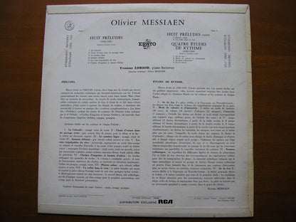MESSIAEN: EIGHT PRELUDES / FOUR ETUDES DE RYTHME      YVONNE LORIOD      STU 70433