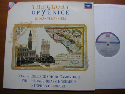 THE GLORY OF VENICE: MUSIC OF GABRIELI     SOLOISTS / KING'S COLLEGE CHOIR / PHILIP JONES BRASS ENSEMBLE     417 468