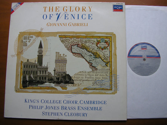 THE GLORY OF VENICE: MUSIC OF GABRIELI     SOLOISTS / KING'S COLLEGE CHOIR / PHILIP JONES BRASS ENSEMBLE     417 468
