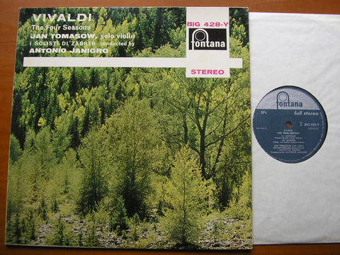 VIVALDI: THE FOUR SEASONS     TOMASOW / I SOLOISTI DI ZAGREB / JANIGRO    BIG 428