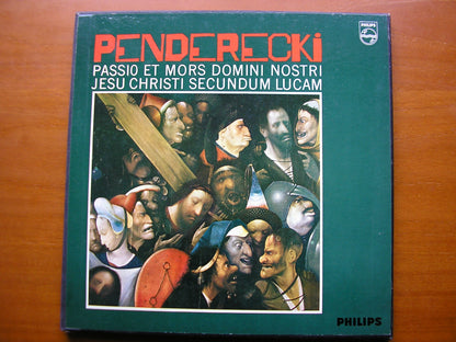 PENDERECKI: PASSIO ET MORS DOMINI NOSTRI JESU CHRISTI SECUNDUM LUCAM      SOLOISTS / KRAKOW PHILHARMONIA / CZYZ     2LP    SAL 3613/4