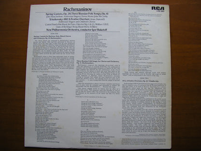 RACHMANINOV: SPRING CANTATA / THREE RUSSIAN SONGS / TCHAIKOVSKY: 1812     SHAW / NEW PHILHARMONIA / BUKETOFF     LSB 4081 /