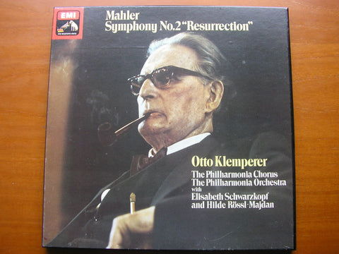 MAHLER: SYMPHONY No. 2 'Resurrection'     SCHWARZKOPF / ROSSL-MAJDAN / PHILHARMONIA / KLEMPERER     SLS 806