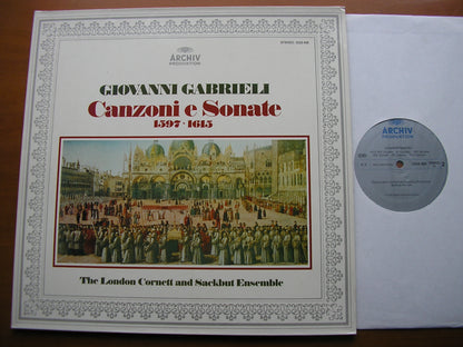 GABRIELI: CANZONI E SONATE 1597-1615     THE LONDON CORNET & SACKBUT ENSEMBLE / PARROTT     2533 406