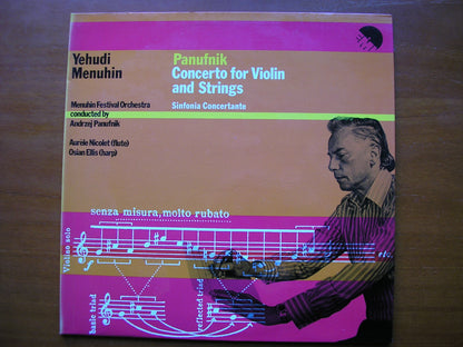PANUFNIK: VIOLIN CONCERTO / SINFONIA CONCERTANTE      MENUHIN / NICOLET / ELLIS / MENUHIN FESTIVAL ORCHESTRA / PANUFNIK      EMD 5525