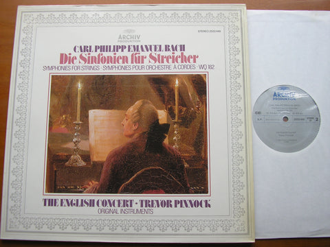 CPE BACH: SYMPHONIES FOR STRINGS        THE ENGLISH CONSORT / PINNOCK       2533 449