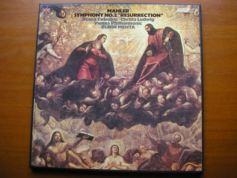 MAHLER: SYMPHONY No. 2 'Resurrection'    COTRUBAS / LUDWIG / VIENNA PHILHARMONIC / MEHTA    CSA 2242