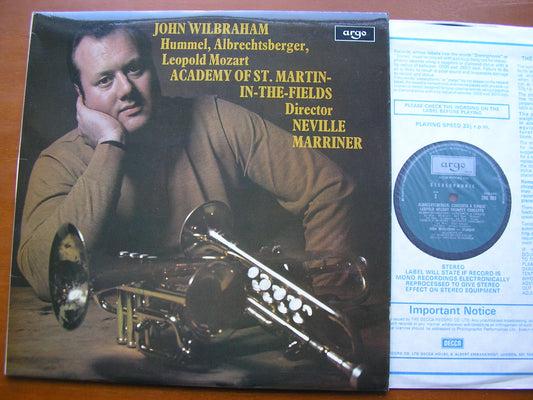 TRUMPET CONCERTOS: ALBRECHTSBERGER / HUMMEL / LEOPOLD MOZART     WILBRAHAM / ASMIF / MARRINER     ZRG 669
