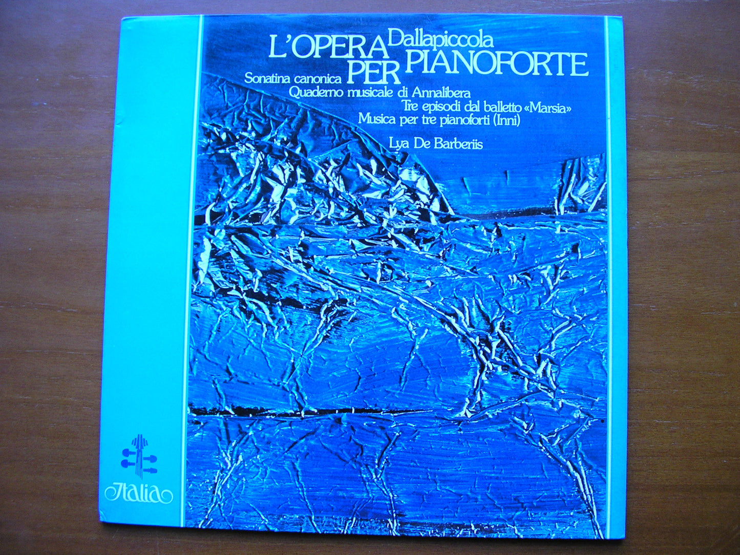 DALLAPICCOLA: PIANO MUSIC       LYA DE BARBERIIS        ITL 70011