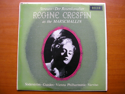 SXL 6146  STRAUSS: DER ROSENKAVALIER    excerpts      CRESPIN / SODERSTROM / GUEDEN / VIENNA PHILHARMONIC / VARVISO    ED1