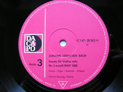 BACH: UNACCOMPANIED SONATAS & PARTITAS       HENRYK SZERYNG