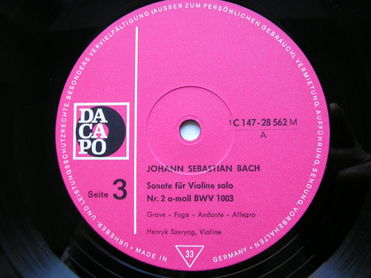 BACH: UNACCOMPANIED SONATAS & PARTITAS       HENRYK SZERYNG