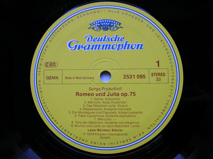 PROKOFIEV: PIANO SONATA No. 2 / ROMEO & JULIET Op. 75      LAZAR BERMAN      2531 095