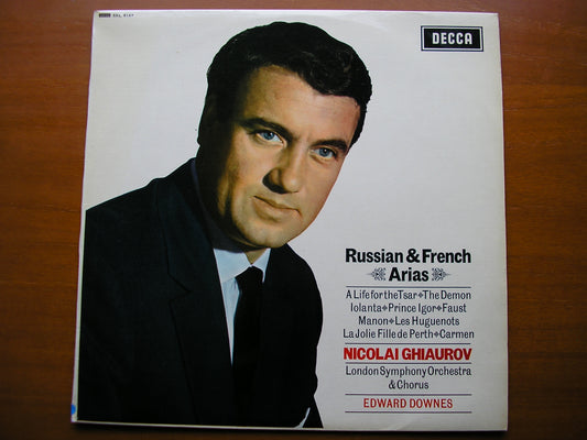 SXL 6147 NICOLAI GHIAUROV SINGS RUSSIAN & FRENCH ARIAS   LONDON SYMPHONY / DOWNES    ED1