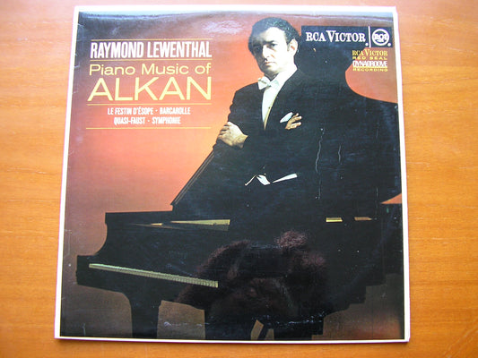 ALKAN: SYMPHONIE Op. 39 (excerpts) / THREE PIANO PIECES       RAYMOND LEWENTHAL    SB6660