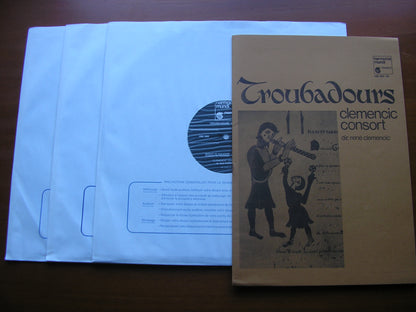 TROUBADORS  Volumes 1 - 3   CLEMENCIC CONSORT / CLEMENCIC   HM 396 - 398