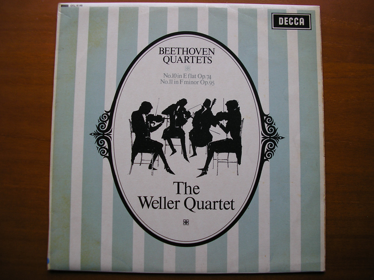 SXL 6148  BEETHOVEN: STRING QUARTETS Nos. 10 & 11      THE WELLER QUARTET    ED1