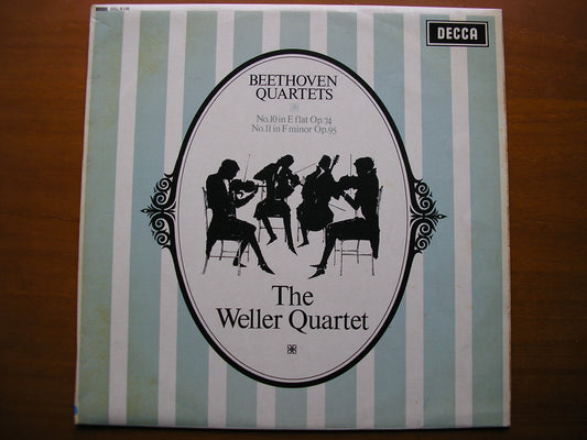 SXL 6148  BEETHOVEN: STRING QUARTETS Nos. 10 & 11      THE WELLER QUARTET    ED1