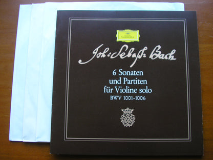 BACH: UNACCOMPANIED SONATAS & PARTITAS      HENRYK SZERYNG      3LP      2709 028