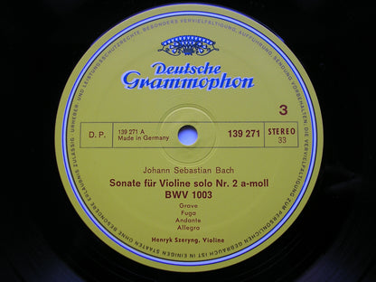 BACH: UNACCOMPANIED SONATAS & PARTITAS      HENRYK SZERYNG      3LP      2709 028