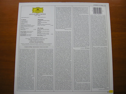 BRUCKNER: TE DEUM / PSALM 150 / HELGOLAND     BARENBOIM / CHICAGO SYMPHONY   410 650
