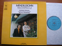 MENDELSSOHN: PIANO CONCERTOS Nos. 1 & 2     PERAHIA / ASMIF / MARRINER      CBS 76376