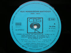 MENDELSSOHN: PIANO CONCERTOS Nos. 1 & 2     PERAHIA / ASMIF / MARRINER      CBS 76376