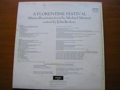 A FLORENTINE FESTIVAL: MUSIC FOR THE MEDICI WEDDING 1589      MUSICA RESERVATA / BECKETT    ZRG 602