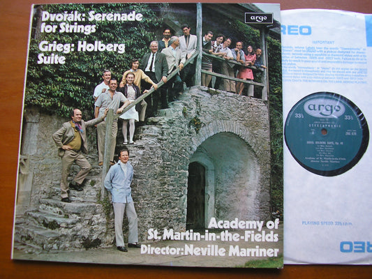 DVORAK: SERENADE FOR STRINGS / GRIEG: HOLBERG SUITE     MARRINER / ACADEMY OF ST MARTIN IN THE FIELDS     ZRG 670