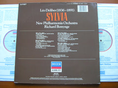 DELIBES: SYLVIA  Complete Ballet   BONYNGE / NEW PHILHARMONIA   2LP    414 257