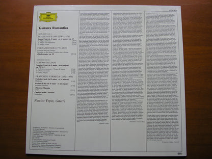 GUITARRA ROMANTICA: GIULIANI / SOR / TARREGA       NARCISO YEPES       2530 871