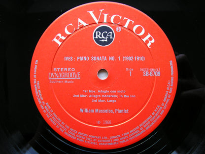 IVES: PIANO SONATA No. 1          WILLIAM MASSELOS        SB 6709