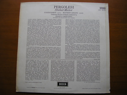 SXL 6153  PERGOLESI: STABAT MATER    RASKIN / LEHANE / ROSSINI ORCHESTRA OF NAPLES / CARACCIOLO      ED1
