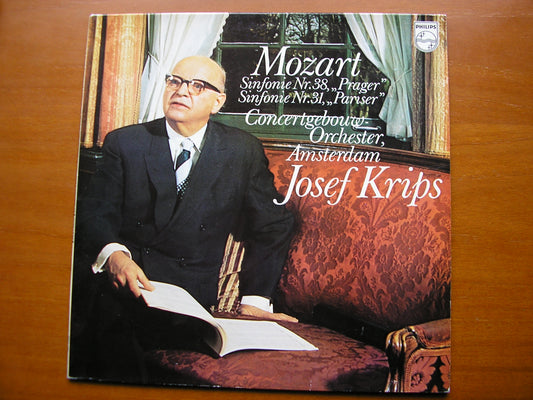 MOZART: SYMPHONIES Nos. 31 'Paris'  &  38 'Prague'     KRIPS / CONCERTGEBOUW ORCHESTRA    6500 466