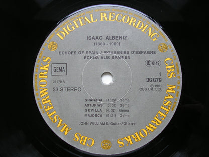 ECHOES OF SPAIN: GUITAR MUSIC OF ALBENIZ       JOHN WILLIAMS      36679