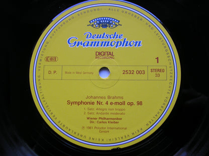 BRAHMS: SYMPHONY No. 4     KLEIBER / VIENNA PHILHARMONIC   2532 003
